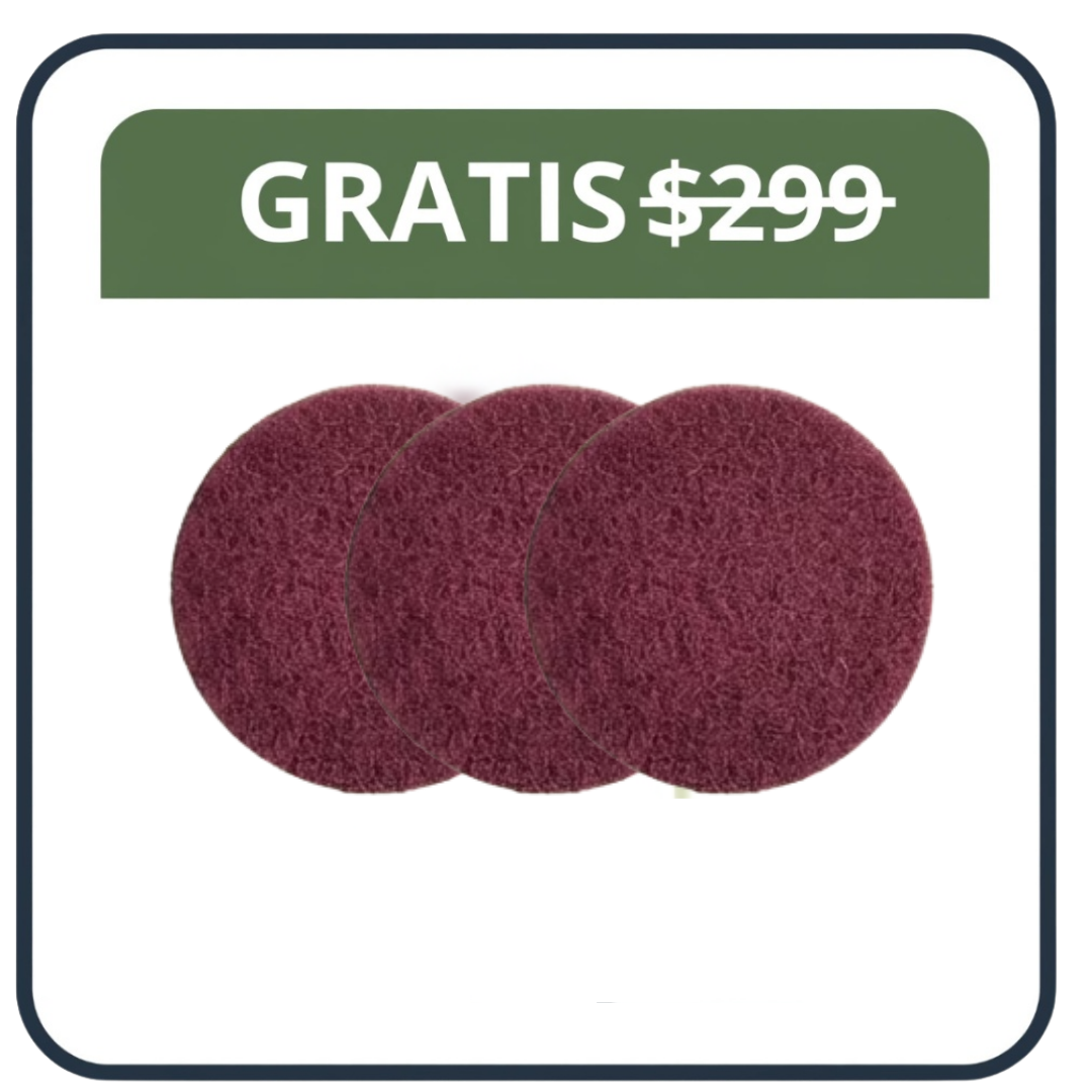 Kit de 3 Almohadillas Pulidoras